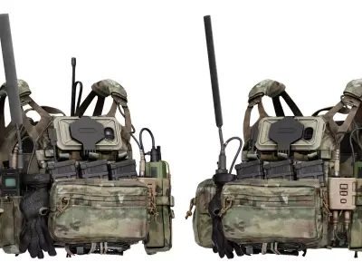 CRYE JPC 2 PLATE CARRIER V2 Low-poly 3D model