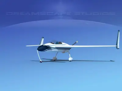 Rutan VariEze V08 3D model