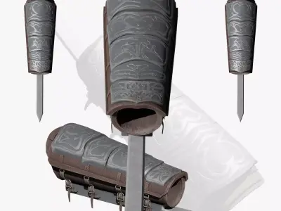 ASN Creed Hidden Blade Altair Low IbnLaAhadAltairWarrior Free 3D model