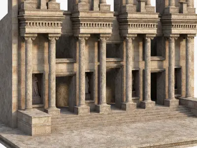 Library Of Celsus Ephesus 3D model