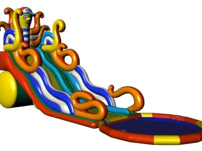  Cheerful Octopus  3D model