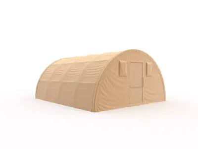 Military Tent 03 3D model