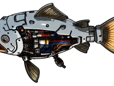 Bionic Predator Cyber-Piranha 3D model