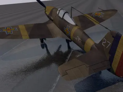 Heinkel He-112B 3D model