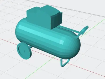 Air Compressor 3D print model purchase