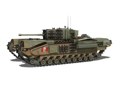 Churchill MK IV - T68457 3D model