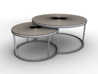 Round coffee table  Free 3D model