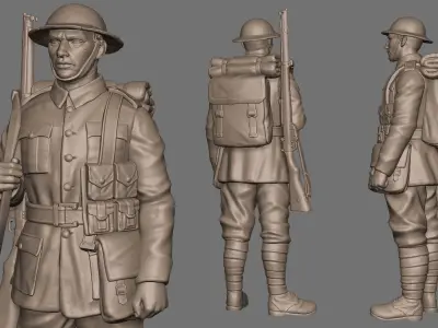 Grenadier Soldiers 3D print model