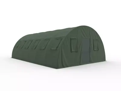 Military Tent 01 3D model