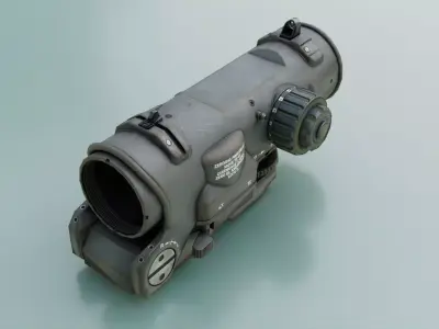 Elcan SpecterDR Low-poly 3D model