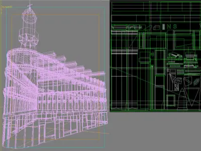 Classical Style Building 3D model
