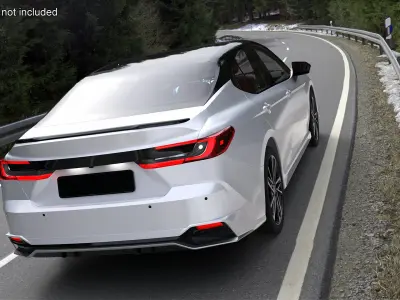 2025 Sedan White 3D model