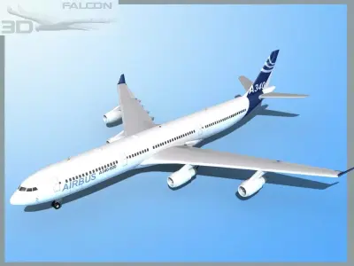 Falcon3D A340-600 Airbus 2 3D model