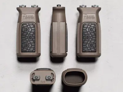 Daniel Defense - M-LOK Vertical Foregrip - Replica Low-poly 3D model