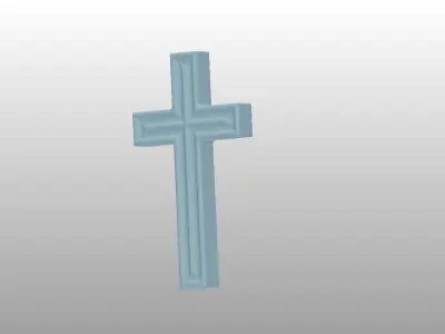 Versatile Cross Model in Multiple Formats - cross 1 3D model