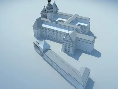 St Bernard Bernardynski Church Free 3D model