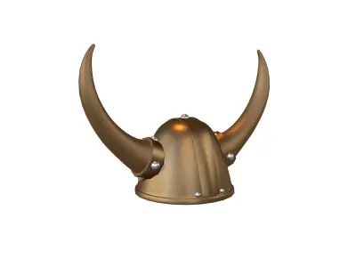 Viking Hat V1 010 Low-poly 3D model