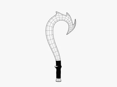 Magical Hook Weapon - Moana Maui Hook 3D model
