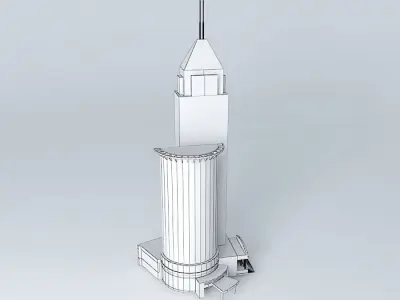 Wuhan Construction Bank Building 3D model