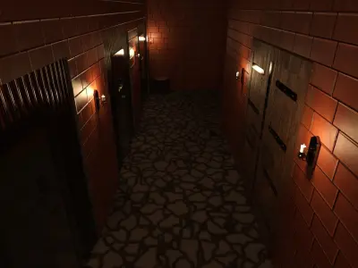 WB Dungeon of the Damned Low-poly 3D model