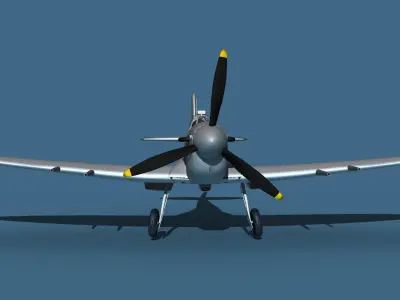 Supermarine Spitfire MkVI V00 3D model