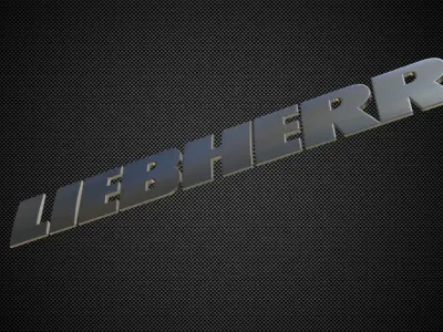 liebherr logo 3D model