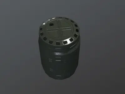 Sci-Fi Asset Low-poly 3D model