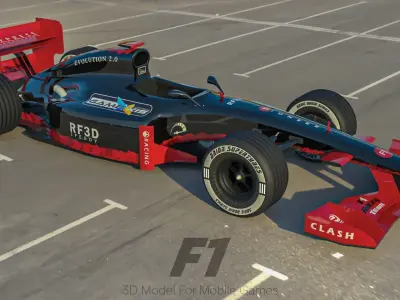 Formula 1 Free low-poly 3D model