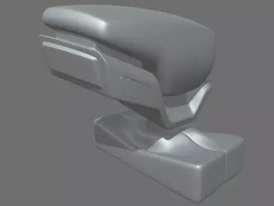 Gear Lever 02 Low-poly 3D model