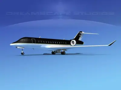 Bombardier Global Express 6000 V12 3D model