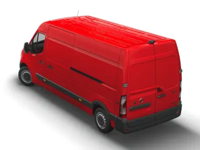 Vauxhall Movano 3500 L3H2 UK-spec 2020 3D model