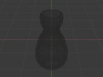 Big Potery Vase Free low-poly 3D model
