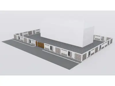 Boundary Wall 4 3D model