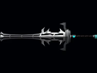 Sci Fi Sword  Low-poly 3D model