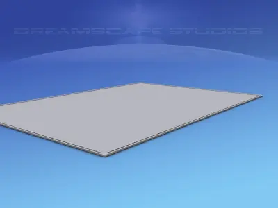 A2N Air Cargo Strap Pallet Low-poly 3D model