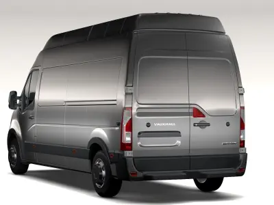 Vauxhall Movano L3H3 Van 2016 3D model