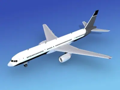 Boeing 757-200 Corporate 8 3D model