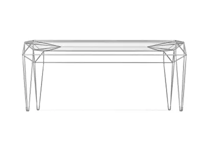 FREE Contemporary Steel Table Free 3D model