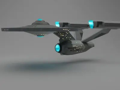 USS Enterprise - Star Trek Model 3D model