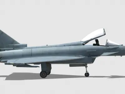 Eurofighter 2000 3D model