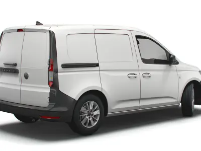 Volkswagen Caddy Commerce Van 2021 3D model
