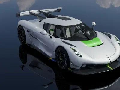 Koenigsegg Jesko Free 3D model