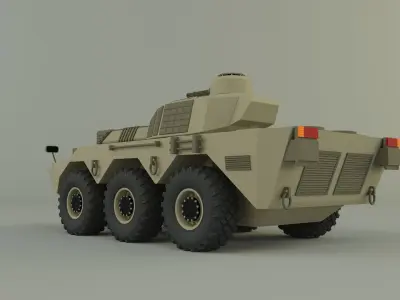 armored vehicle Mk2 tank 3D model