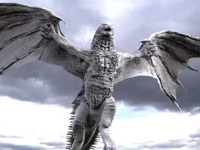 Drake God Lizard 2 3D model