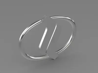 Nissan Diesel Trucks logo 3D model