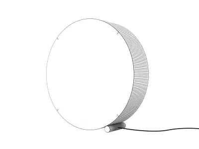 Round Floor Lamp Free 3D model