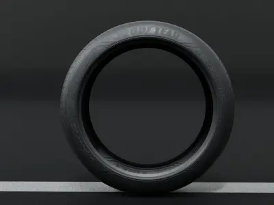 Good Year Lowpoly Tire 01 Low-poly 3D model
