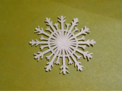 Snowflakes snowflake Free 3D print model