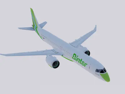 Embraer E-195 E-Jets E2 Binter 3D model