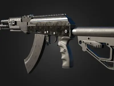 AK-203 Assault Rifle 3D model